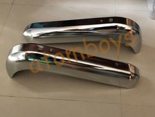 For Nissan Datsun 521 620 1300 1500 Pickup Truck Steel Rear Bumper Chrome Rubber