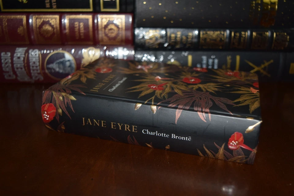 Jane Eyre by Charlotte Bronte  New Deluxe Hardcover Classics Gilt Edge Foto 3 de 4