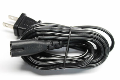 Universal Laptop Power Supply Cable Figure 8 Adapter Charger Cord 2-Prong 5 Feet