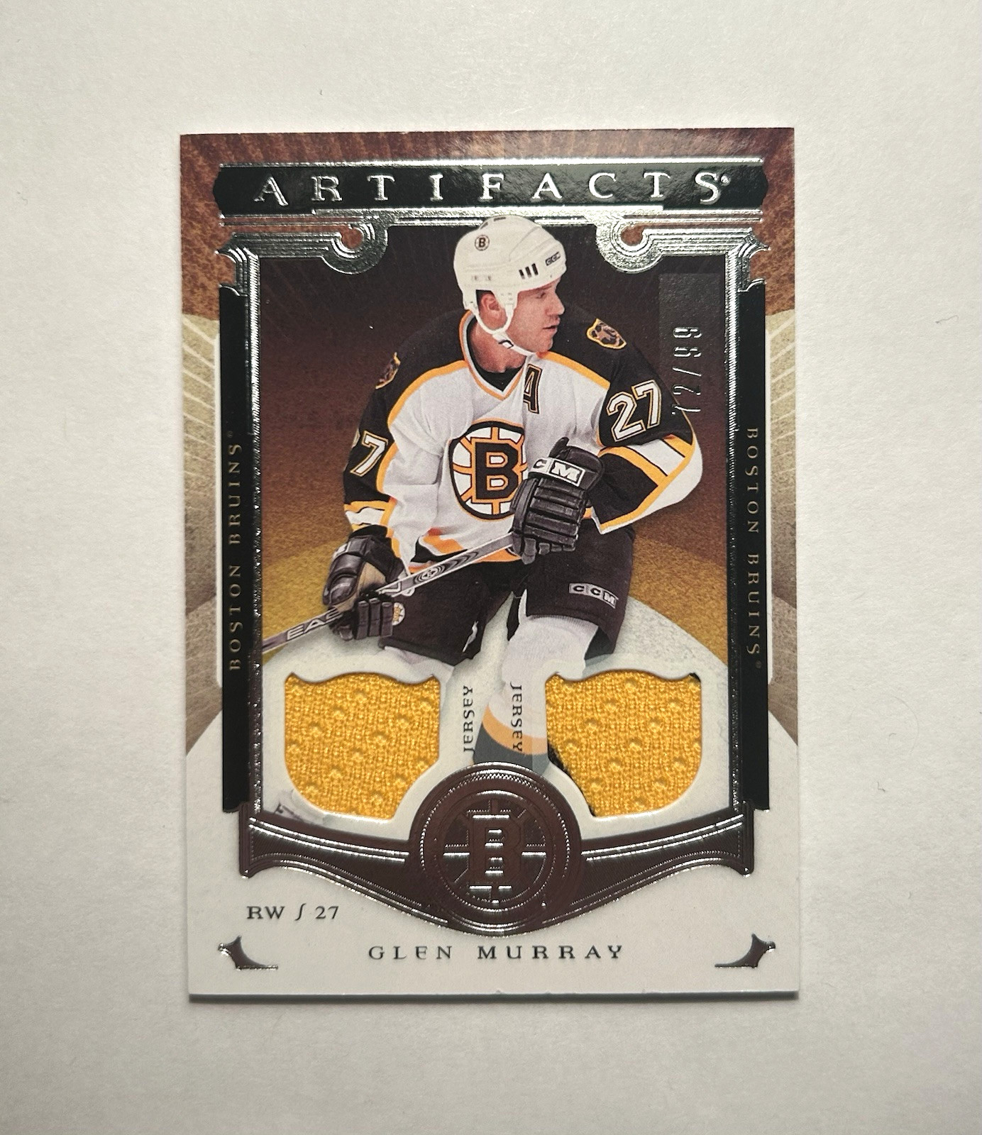 Glen Murray Double Jersey 2015-16 Artifacts /99 #149