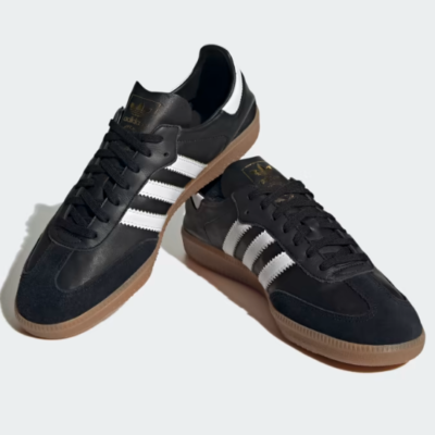 Adidas Samba Decon Leather Shoes 'Black Gum' - IF0641