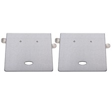 #12432 2 PIEZAS PLACA DESLIZANTE PLATA 12432 12431 para SINGER 16 31-15 600 CONSEW 18 28