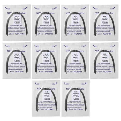 Dental Ortho Supper Elastic Niti Round Arch Wire 012/0.14/0.16/ 0.18/0.20 po - Afbeelding 77 van 82