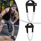 Adjustable Head Harness Dipping Neck Builder Belt Weight Lifting Chain Athletics