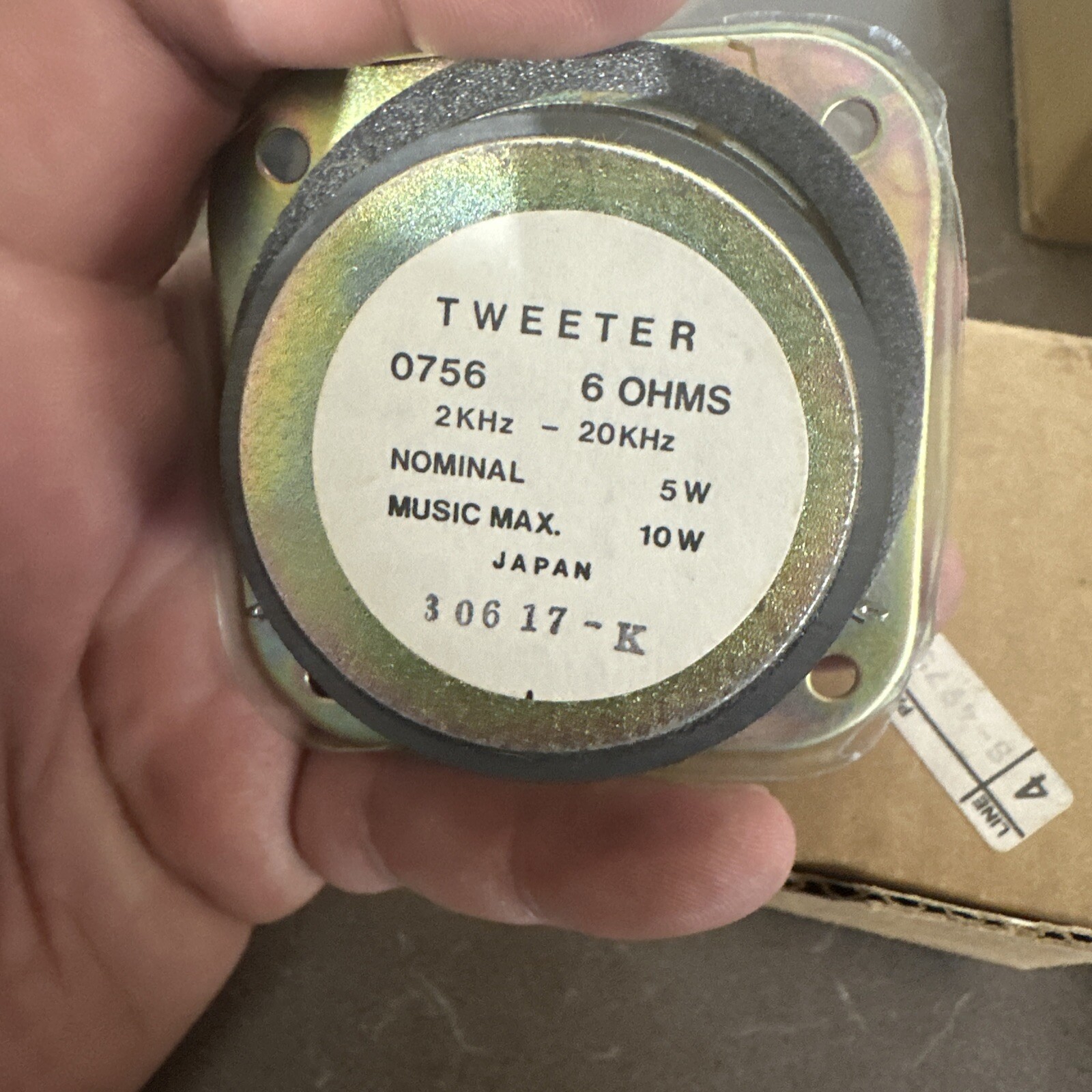 VINTAGE RADIO SHACK REALISTIC CAR SPEAKERS LOT 8” TWEETER WAOOFER FULL