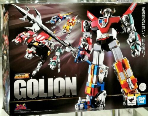GX-71 Voltron Golion Soul Of Chogokin Robot Bandai Tamashii Nations Die Cast - Imagen 3 de 5