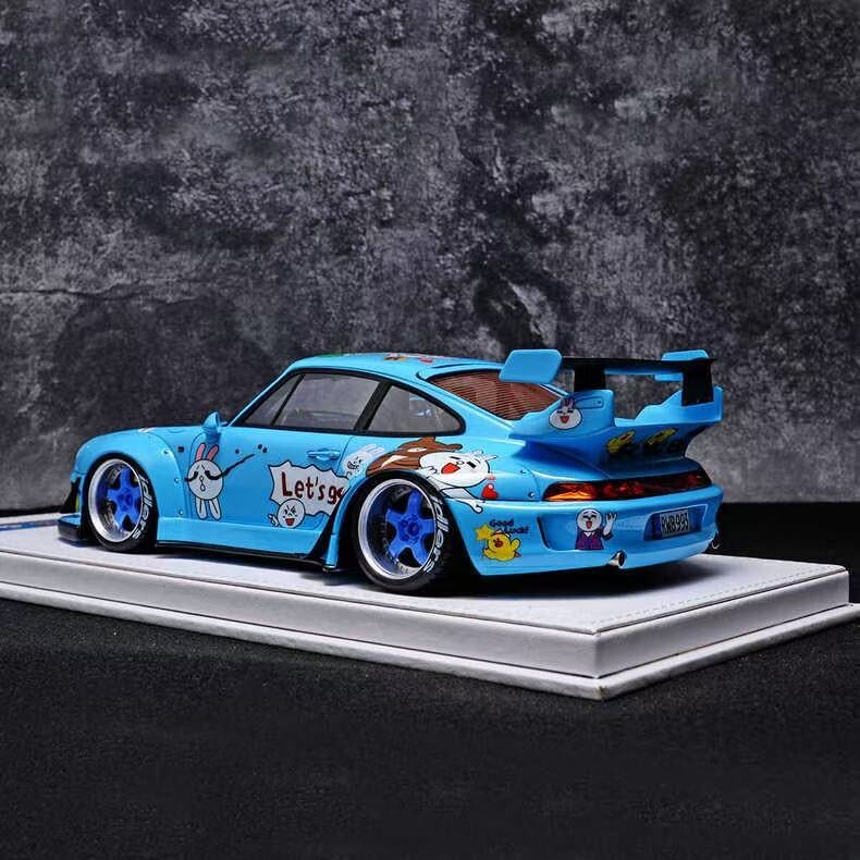 SUPER RARE* 1/18 VIP Model RWB Porsche 911 993 Line Friends