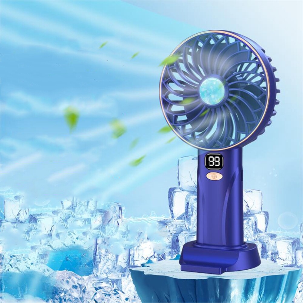Portable Mini Handheld Fan Spray Mist Small Desk Cooler USB