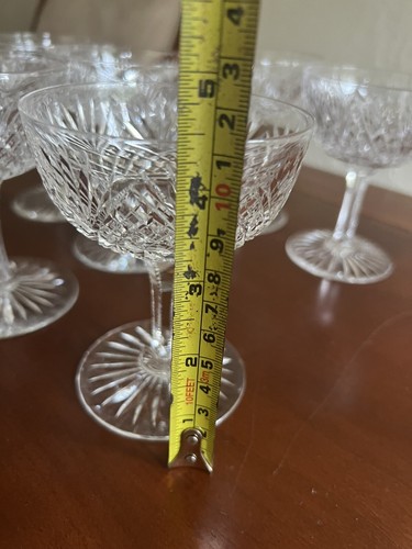 LIBBEY AMERICAN BRILLIANT CUT GLASS SHERBETS Lot Of 9 (2 With Small Chips) - Picture 8 of 8