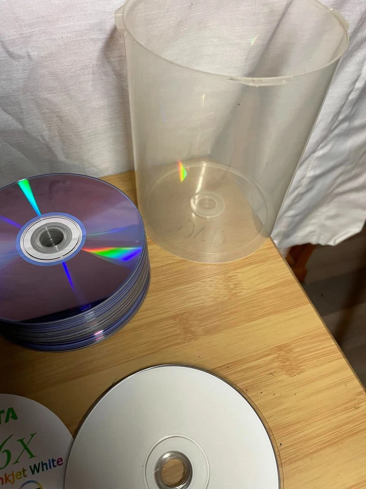 75 Ritekusa RIDATA Blank 16X DVD-R DVDR White Inkjet Printable 4.7GB Media Disc - Image 3 of 3