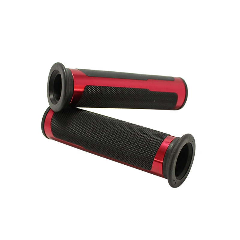 Motorcycle 7/8" Rubber Hand Grips For Honda CB1000R 500F Kawasaki Z1000 800 650 - Image 2 of 4