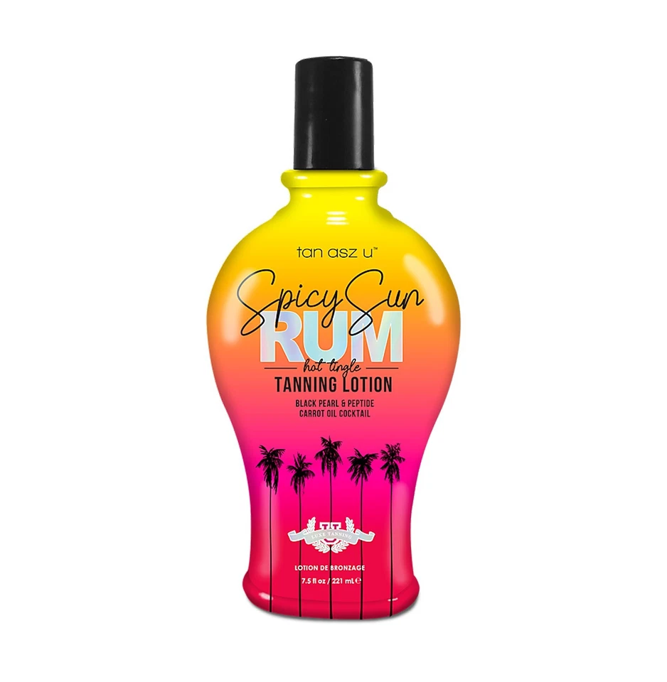 Tan Asz U - SPICY SUN RUM Hot Tingle Advanced Tanning Lotion Fast Dispatch