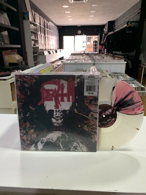 Death LP Individual Thought Patterns Colour Custom Butterfly With Splatter