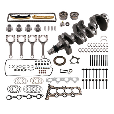Engine Rebuild Overhaul Kit Crankshaft/Piston/Timing For 2012-2019 Kia Soul 1.6L