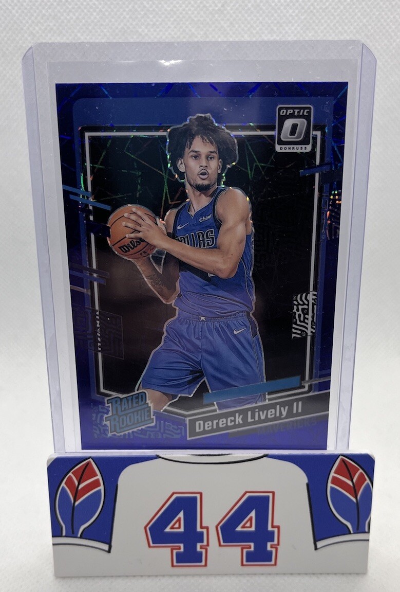 2023-24 Donruss Optic Rated Rookie Dereck Lively II Blue Velocity Prizm #245