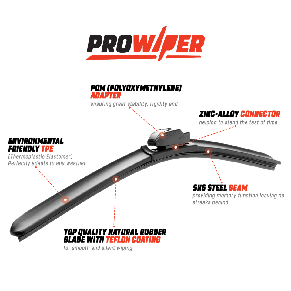 Renault Koleos 2008 - 2016 (H45) Wiper Blades - Front Pair - Image 3 of 4