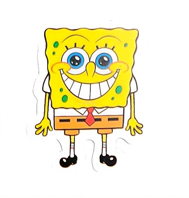 SpongeBob SquarePants Patrick Sandy Anime Manga Cartoon Water Resistant Sticker