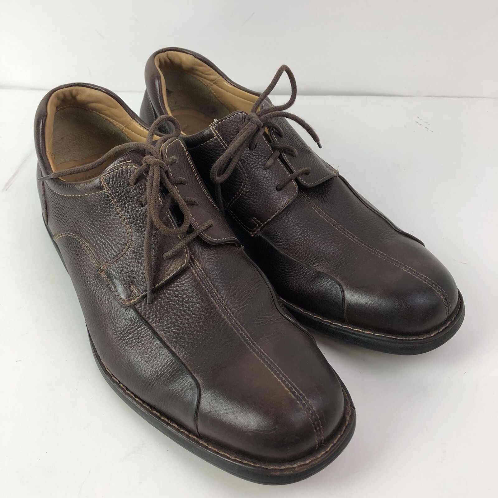 SAOLA Scarpe uomo Johnston & Murphy taglia 10 5 Med pelle marrone stringate stile 207223