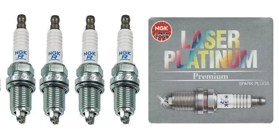4-PCS- NGK BKR6EKPB11 TWIN TIP SPARK PLUG HIGH POWER LASER PLATINUM