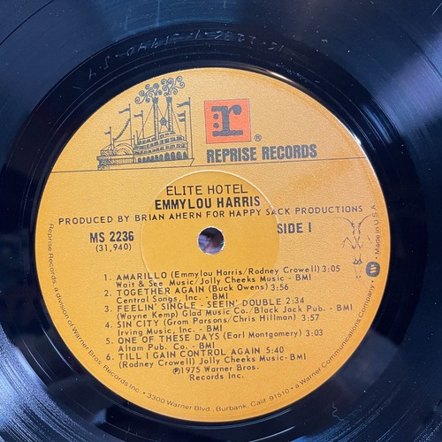 Emmylou Harris Elite Hotel Vinyl LP 1975 Reprise Records MS 2236 Country - Picture 6 of 8