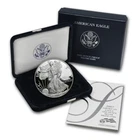 (1) 2007 W 1oz US American Silver Eagle $1 Dollar Proof Bullion Coin w/Box & COA