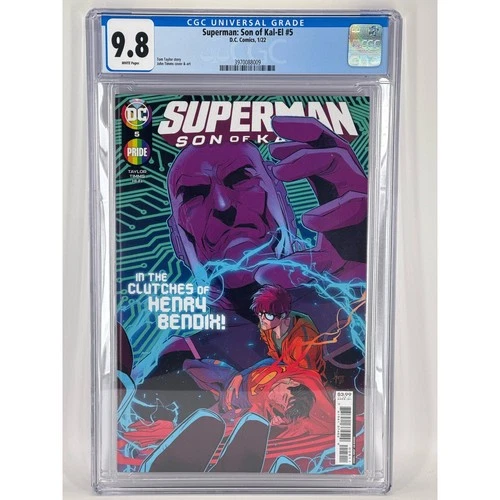 SUPERMAN: Son of Kal-El #5. John Timms Cover. High-Grade 9.8 CGC. DC Comic Book.