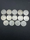 1964 Kennedy Half Dollar Silver Lot of 14 Coins 50C 0.9 Fineness