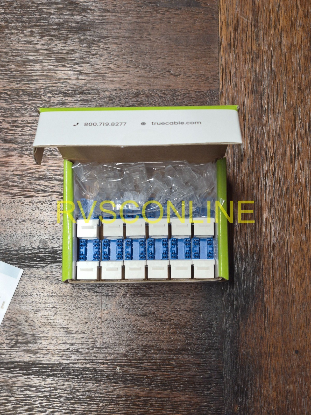 (12 Pack) True Cable Cat6 Punch Down Keystone Jack - Unshielded