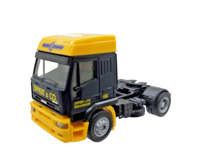 Herpa 1/87 Iveco EuroTech Sattelzug Zugmaschine Zippert Hamburg 143400 Bastler !