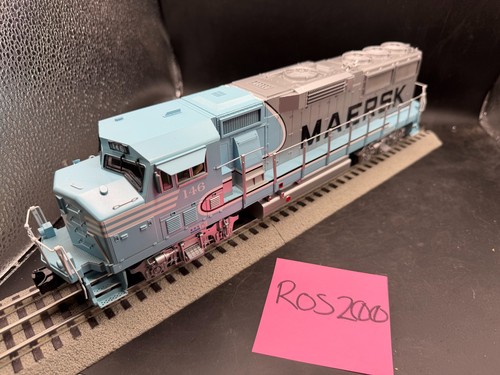 Motor diésel MTH Premier Maersk GP-60M escala O 30-2889-1E con caja ¡FUNCIONA! | Zustand: Used