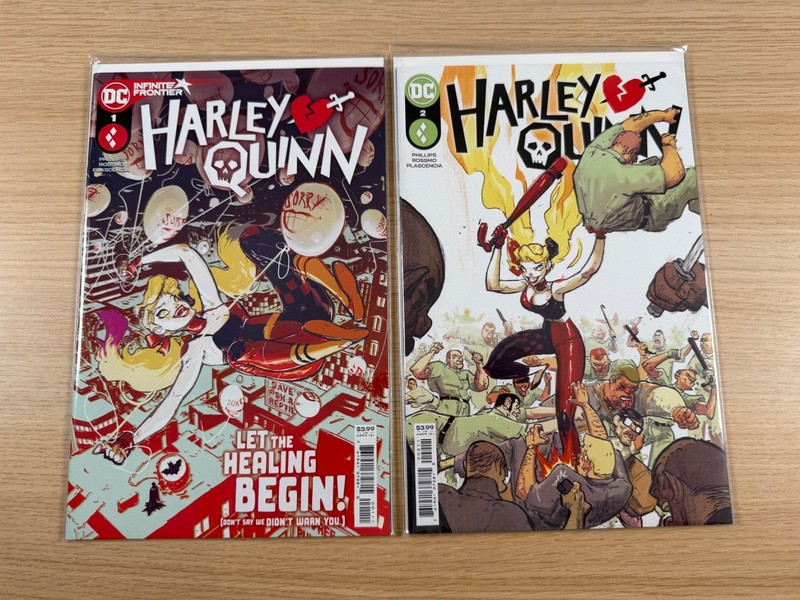 Harley Quinn #1 & #2 DC Infinite Frontier 2021 Phillips Rossmo 1st Print NM Lot