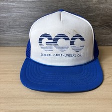 VINTAGE General Cable Lindsay Hat Cap Snap Ba...