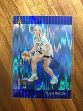 2025 Panini Select WNBA - Hailey Van Lith Score Throwback Blue Flash RC /99