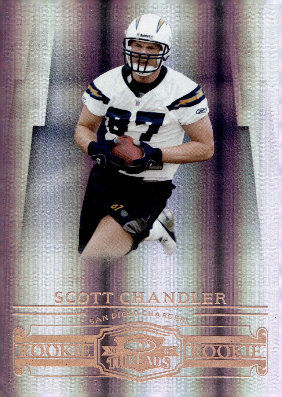2007 Donruss Threads Century Proof Bronze #175 Scott Chandler Rc /250