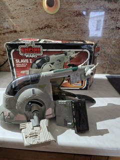 DE COLECCIÓN STAR WARS IMPERIO CONTRAATACA ESCLAVO I BOBA FETT SHIP PALITOY COMPLETO