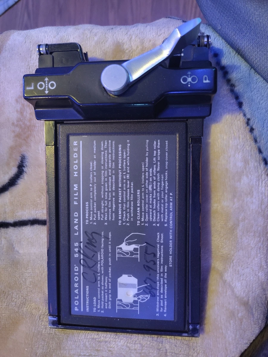 Using a Polaroid 545 Back for the First Time