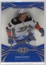 2021 Upper Deck Ultimate Collection Introductions Simon Benoit #UI-65 Auto 13og