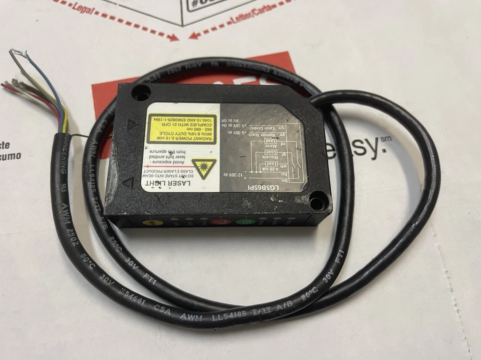 Banner Engineering LG5B65PI Laser Displacement Sensor 12-30VDC Warranty - Image 4 of 4