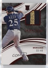 2016 Panini Immaculate Immaculate Swatches Prime 33/49 Michael Reed #IS-MR 04ys
