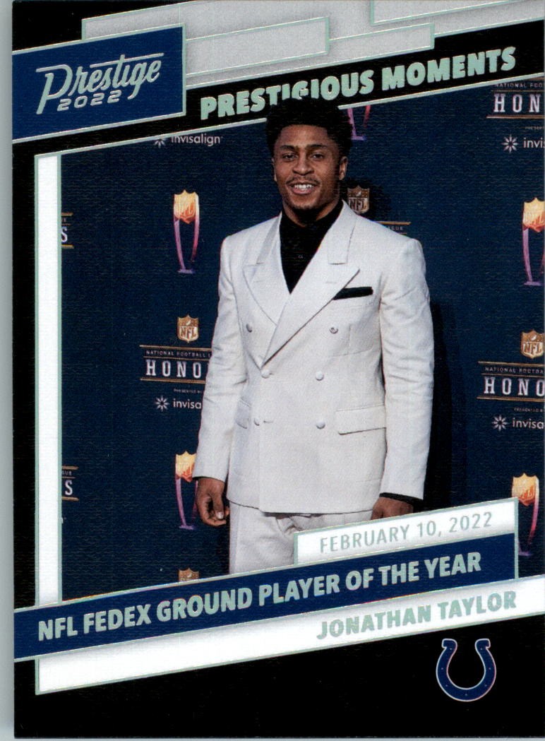 2022 Prestige Prestigious Moments #5 Jonathan Taylor - FB