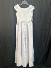 JJHouse Flower Girl/First Communion Dress, White, A-line Satin Junior Size 14,
