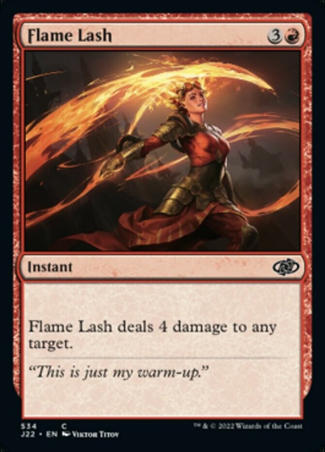Flame Lash Jumpstart 2022 Lightly Played, English