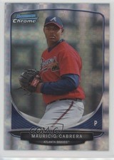 2013 Bowman Chrome Prospects Retail X-Fractor Mauricio Cabrera #BCP114 2f9