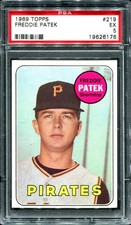 1969 Topps #219 Freddie Patek PSA 5 EX