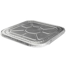 Disposable 8.25 x8.25 Square Aluminum Lids for 8X8 Aluminum Diposable Square Pan