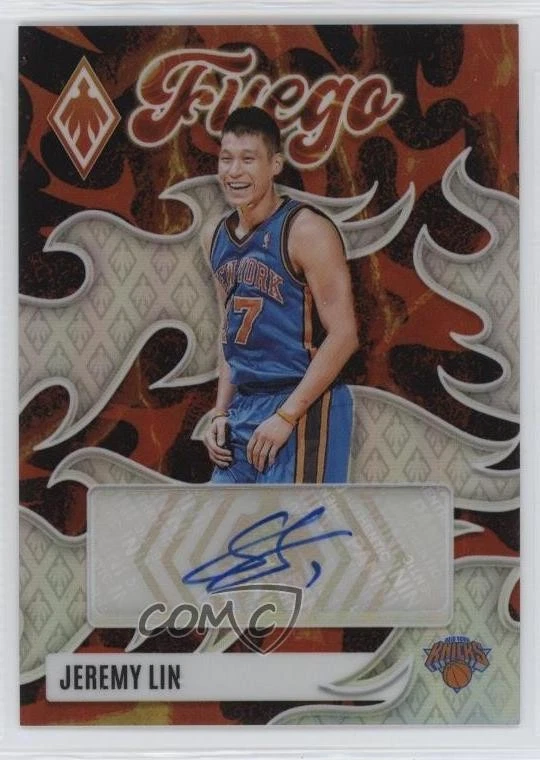 Jeremy Lin New York Knicks Basketball Autographed Sports Trading