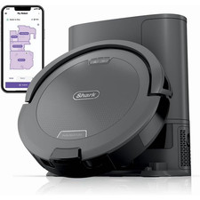 Shark Navigator Robot Vacuum and Self-Empty Base with Bagless, 60-Day Capacity