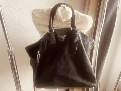 PRADA Saffiano Phoenix  Large Schwarz Leder