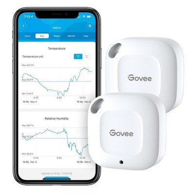 Govee Bluetooth Hygrometer Thermometer Wireless Thermometer Mini Humidity