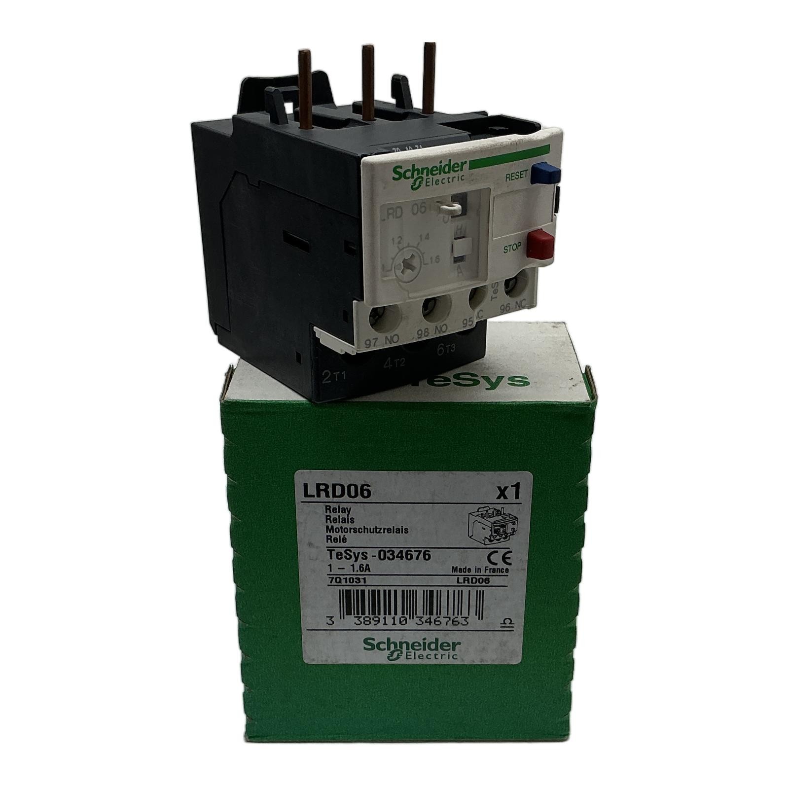 LRD06 034676 SCHNEIDER ELECTRIC, Schneider Electric Rele di Sovraccarico .......
